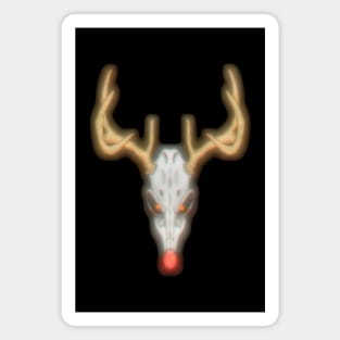 Dead-Nosed Reindeer Magnet